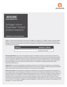 warranty-schlage-home-essentials.pdf